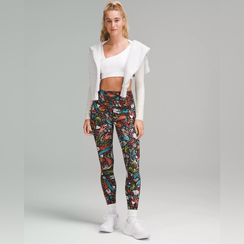 LULULEMON x Yolanda Mutale WUNDER TRAIN HIGH-RISE TIGHT 25" sz 4
